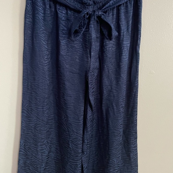 Victorias Secret Wide leg pants zebra print blue - Picture 5 of 8